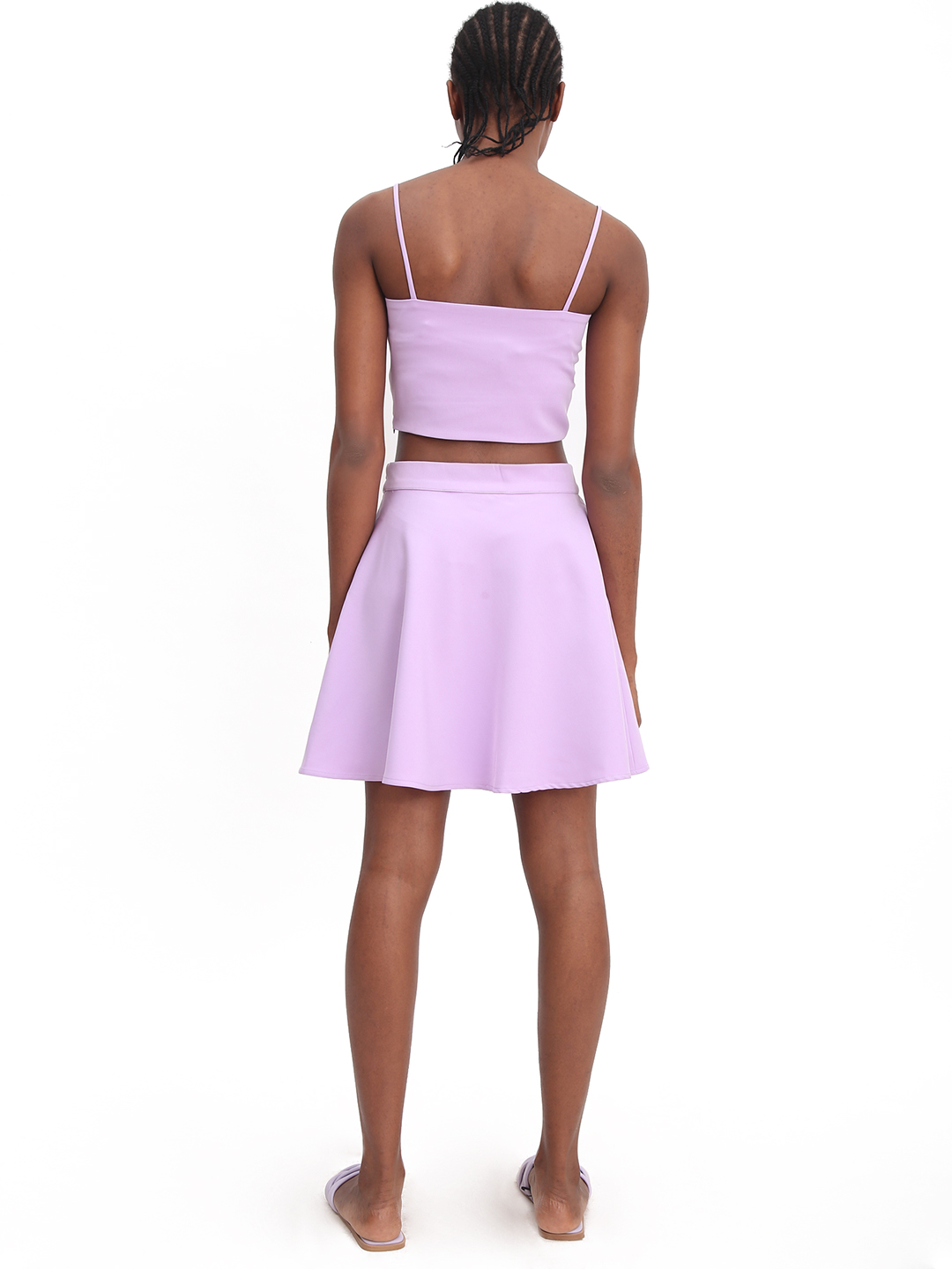 Flared Skirt Lavender - Back